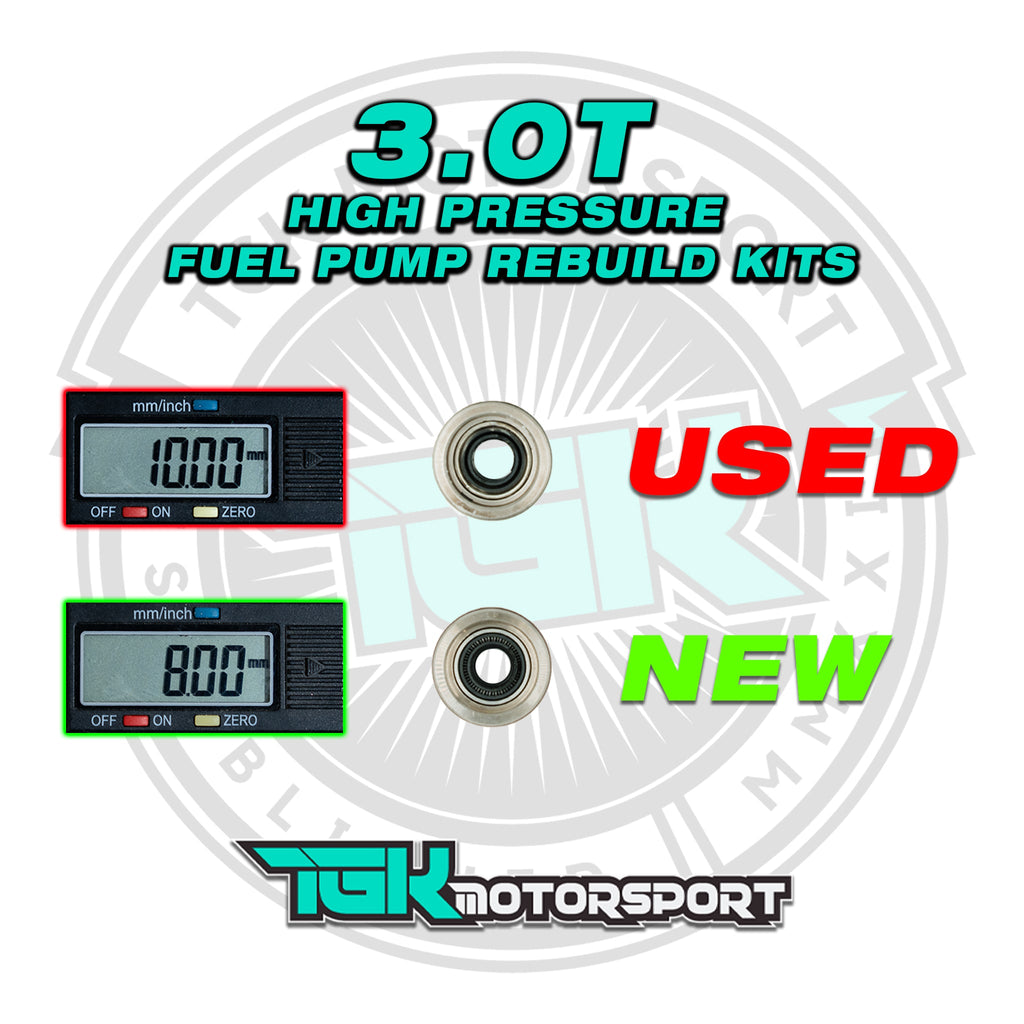 TGK Motorsport  High Pressure Fuel Pump Seal Rebuild Kit - Audi EA837 3.0T Supercharged / EA888 2.0T